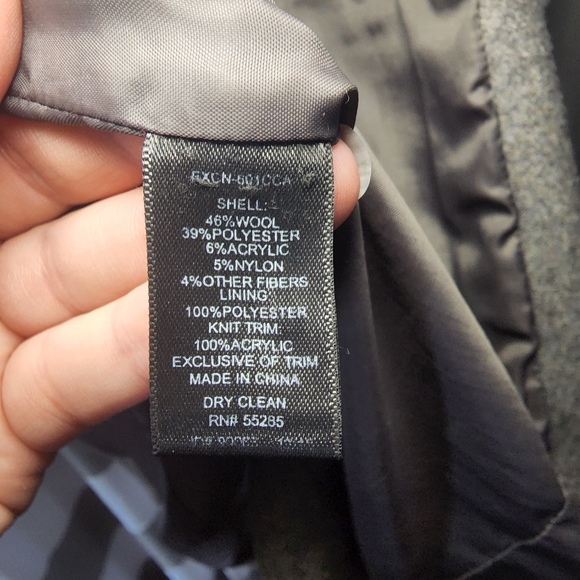 Express Wool Blend Stadium Coat - Picture 4 of 8